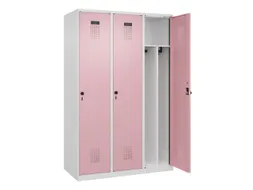 locker voor scheiding van kleding,HxBxD 1850x1200x500mm,3vak