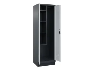 schoonmaakkast,HxBxD 1950x600x500mm,links 4vakken - 2