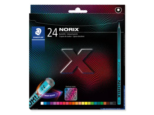 Staedtler NORIX-kleurpotloden Smart Design set 24 kleuren