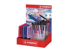 Balpen STABILO Pointball en Markeerstift STABILO Boss Wildflower mix
