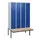 Dubbeldekse dekenkist,HxBxD 1950x1200x815mm,4x2vak.,vak B 300mm