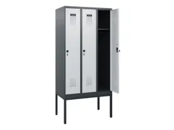 schoollocker,HxBxD 1950x900x500mm,3vak,vak B 300mm,draaigrendel