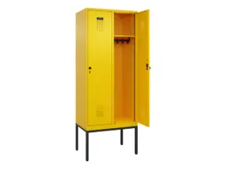 locker,HxBxD 2120x800x500mm,2vak,vak B 400mm,draaigrendel