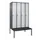 locker voor scheiding van kleding,HxBxD 2120x1200x815mm,4vak