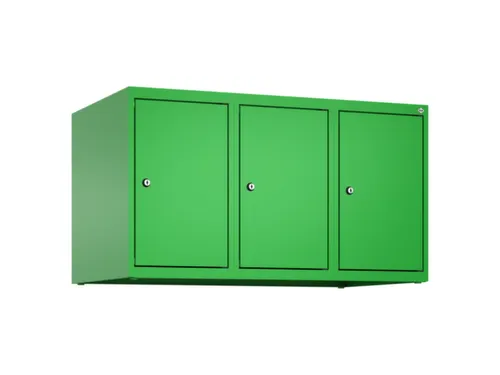 opzetkast,v. locker,3vak.,vak B 300mm,HxBxD 500x900x500mm,cilinderslot