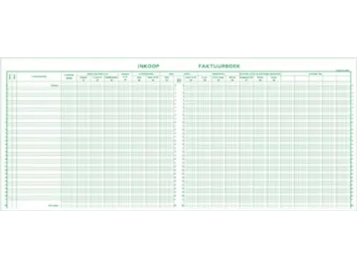 Exacompta Register Inkoop, Ft 27 X 32 Cm, Nederlandstalig