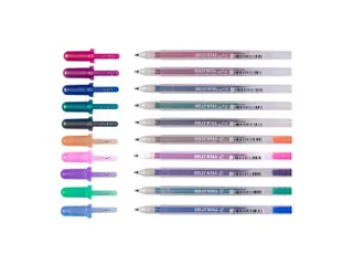 Gelschrijver Sakura Gelly Roll 0.7mm Gold & Silver Shadow 10 stuks - 3