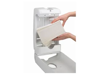 Aquarius U7024 handdoek dispenser Slimfold wit - 3