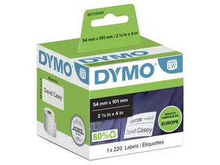 Etiket Dymo 99014 Labelprint Adreslabel Etiket 54x101mm S0722430 - 1