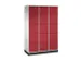 grootvolume-lockersysteem,RAL 7035/RAL 3003,HxBxD 1950x1220x500mm