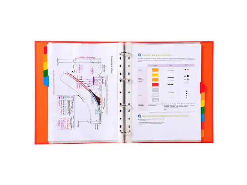 Tabblad Karton 160 Gram A4 + index 12 tabs wit