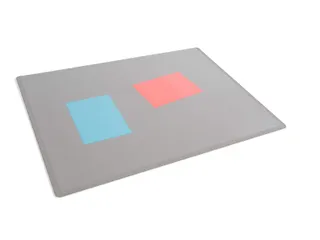Schrijfonderlegger Grijs 530x400 mm met transparant afdekvel PP - 2