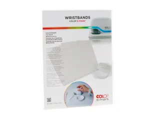 Polsband Colop E-mark 250x19mm 100 stuks wit - 2