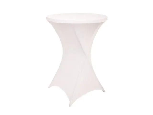 Statafelrok Wit ⌀ 80cm