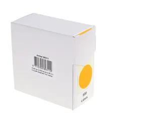 Etiket Rillprint 35mm 500st op rol fluor oranje - 1