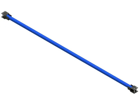 dwarsbalk,v. paktafel,B 1770mm,v. B 2000mm,staal,lichtgrijs,onderbouw