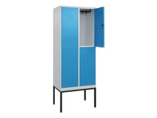 dubbeldekse locker,HxBxD 2120x800x500mm,2x2vak.,vak B 400mm - 2