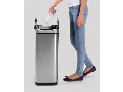 Stijlvolle Afvalbak Phantom Sensor Bin 30 Liter Mat Rvs Zwart
