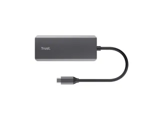 Adapter Trust Dalyx 6-in-1 USB-C multipoort grijs - 13