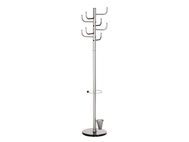 Kapstok Alco metaal zilver 8 haken