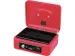Geldkist Pavo Deluxe 200x160x90mm rood