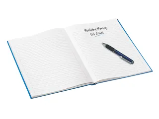 Notitieboek Leitz WOW A4 lijn blauw - 3