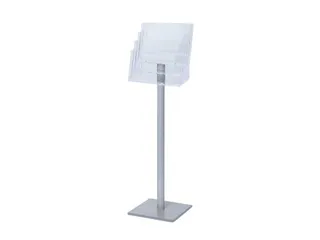 Brochurehouder Quantore standaard 4x A4 liggend - 2