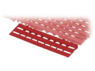 Randlijst Hd-pe Lxbxh 400x110x25mm Roodbruin - 1