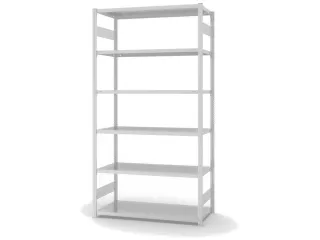 magazijnstelling,grondveld,HxBxD 2500x1360x635mm,vakl. 190kg - 2
