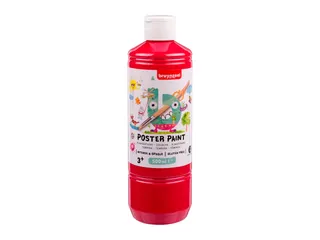 Plakkaatverf Bruynzeel primair rood fles à 500ml - 1