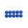 Magneet MAUL Solid 38mm 2500gr blauw 10 stuks