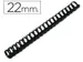 Bindrug 22Mm 21 Rings 50 Stuks Zwart
