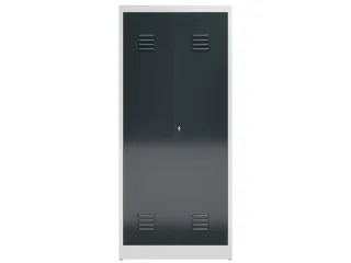 garderobekast 1800x800x500mm 2vak klink RAL7035 RAL7016 - 2
