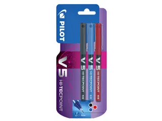 Rollerpen Pilot V-Ball 05 Fijne punt Assorti Blister à 3 stuks - 1