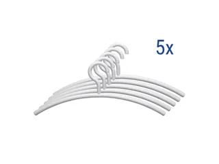 Kledinghanger MAUL acryl 460X190mm wit 5 stuks - 3
