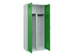 PBM-locker,HxBxD 1850x800x500mm,2vak,vak B 400mm,draaigrendel