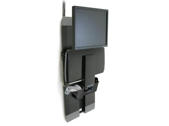 9In Vertical Lift+Slide Tray Charcoal