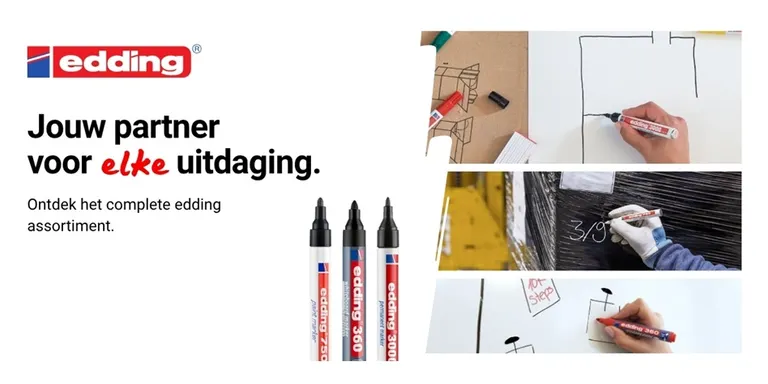 Ontdek het edding assortiment!