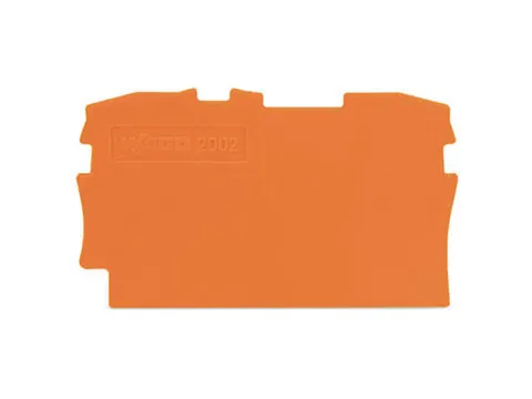 Eind- En Tussenplaat 0,8mm DIK, Oranje