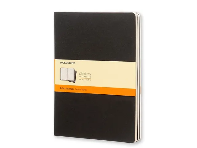 Schrift Moleskine Lijn Xl Zwart 190x250mm