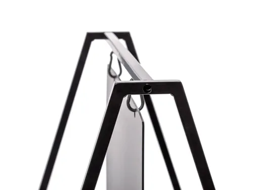 Krijtstoepbord Swing 50x70cm Zwart industrieel frame 15mm
