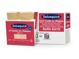 Salvequick Extra Grote Textielpleisters 21 Stuks - 8