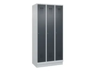 locker,HxBxD 1950x900x500mm,3vak,vak B 300mm,cil.-slot,sokkel - 3