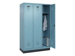 locker,HxBxD 1950x1200x500mm,3vak,vak B 400mm,cil.-slot,sokkel