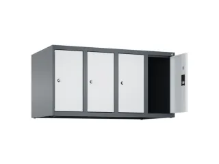 opzetkast,v. locker,4vak.,vak B 250mm,HxBxD 500x1000x500mm,vleugeldeur - 2