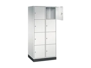 grootvolume-lockersysteem,RAL 7035,HxBxD 1950x820x600mm,2x4vakken - 1