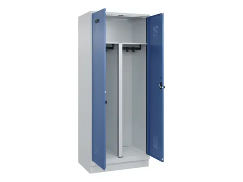 PBM-locker,HxBxD 1950x800x500mm,2vak,vak B 400mm,draaigrendel