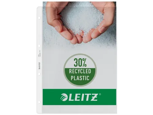 Showtas Leitz 4740 A4 4-gaats 0.12mm PP transparant 100 stuks