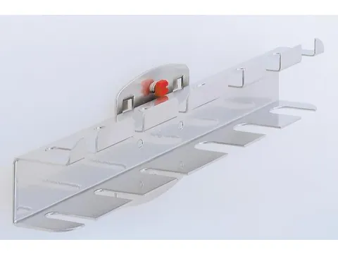 Schroevendraaierhouder Geperforeerde Platen 6 Stuks Aluminium-Kleurig