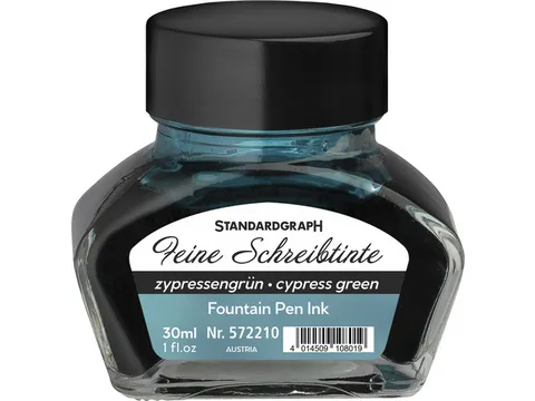 Encre calligraphique Standardgraph 30ml vert cyprès